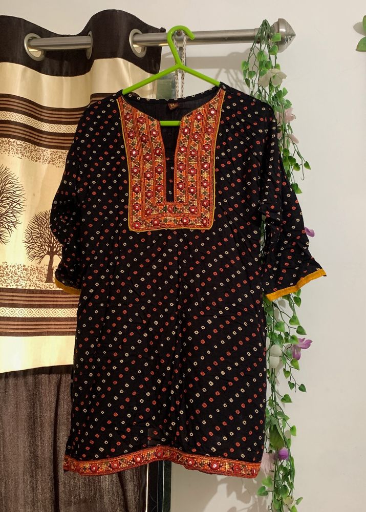 Black Garba Style Tunic♥️