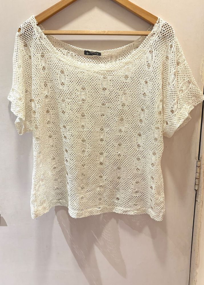 Crochet Knit Top