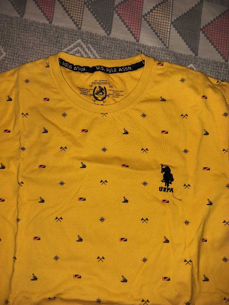 U.S Polo Yellow T-shirt