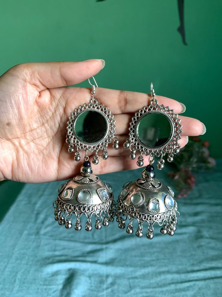 Oxidised Jhumka