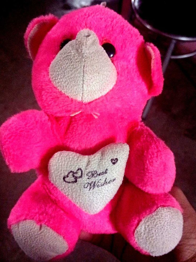 Pink &#34;Best Wisher&#34; Teddy Bear