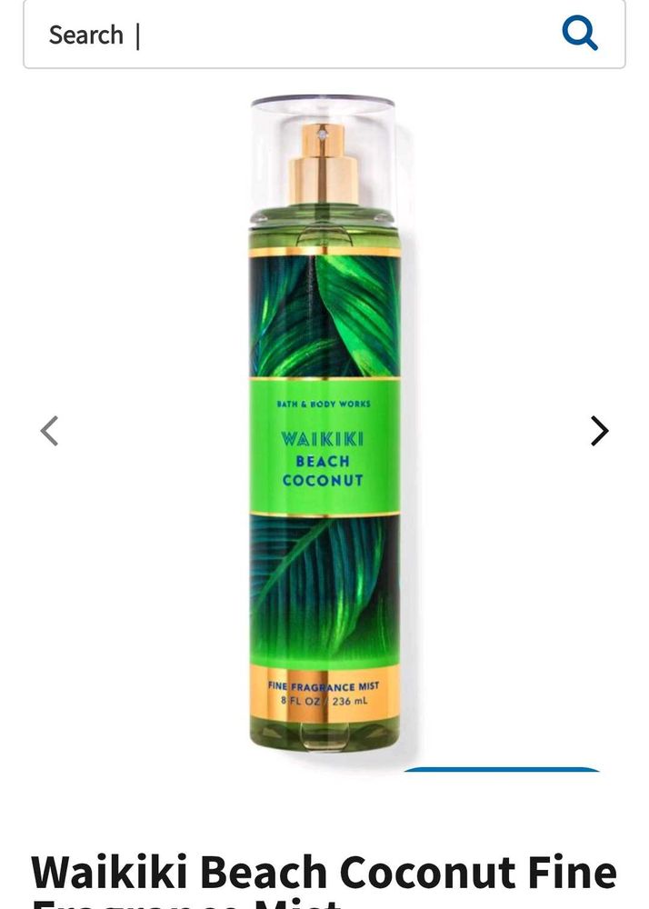 BATH AND BODY WORKS WAIKIKI BEACH COCONUT MIST