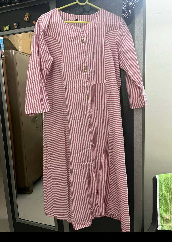 Striped Cotton maternity Kurta
