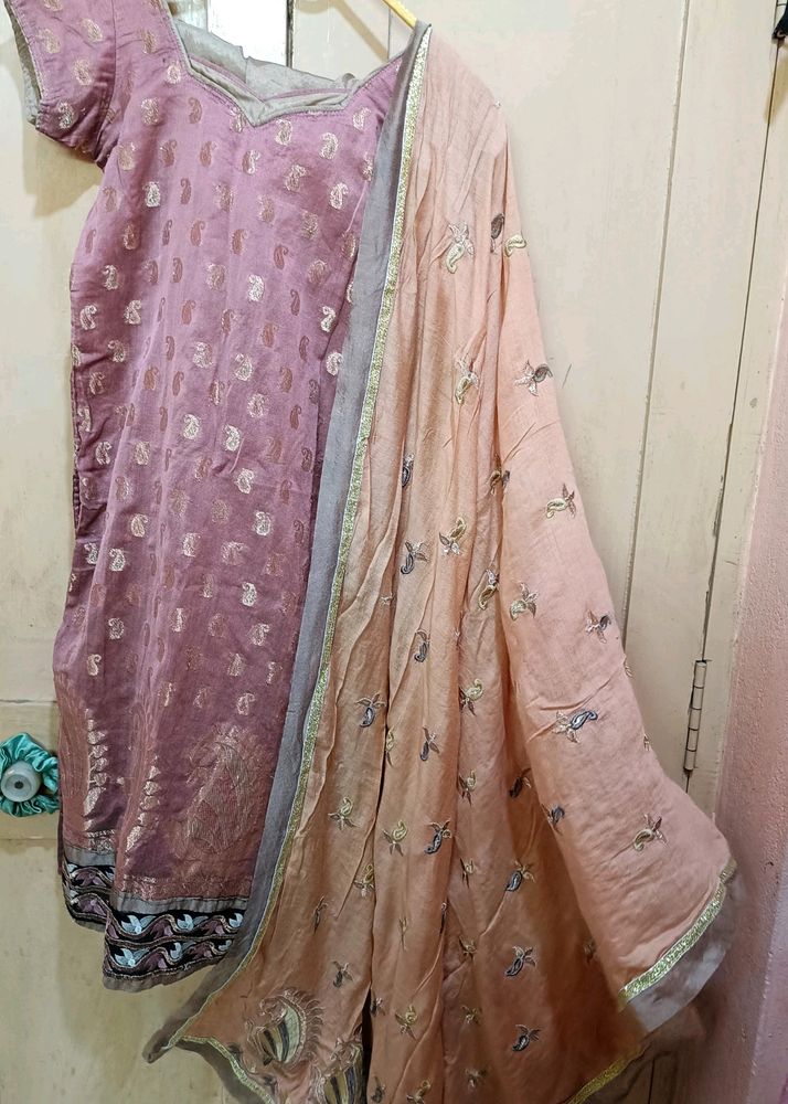 3 Pieces Set(Top, Pant And Dupatta)