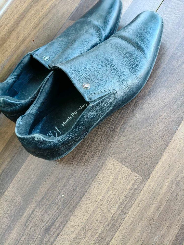 Hush Puppies Black Formal Shoes