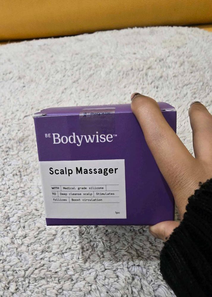 Bodywise Scalp Massager &amp; Plum hair growth serum