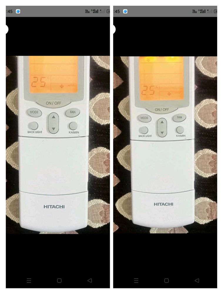 2 HITACHI AC REMOTE NEW AND ORIGINAL