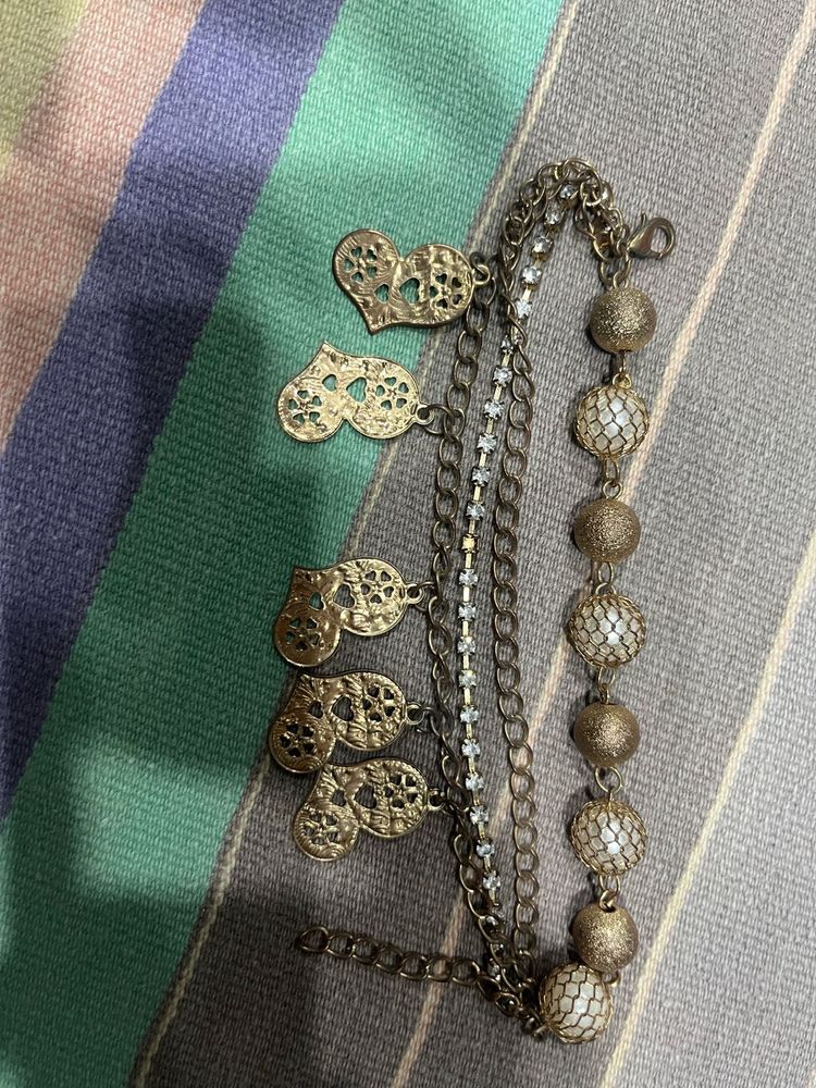 Charming Gold-Tone Bracelet