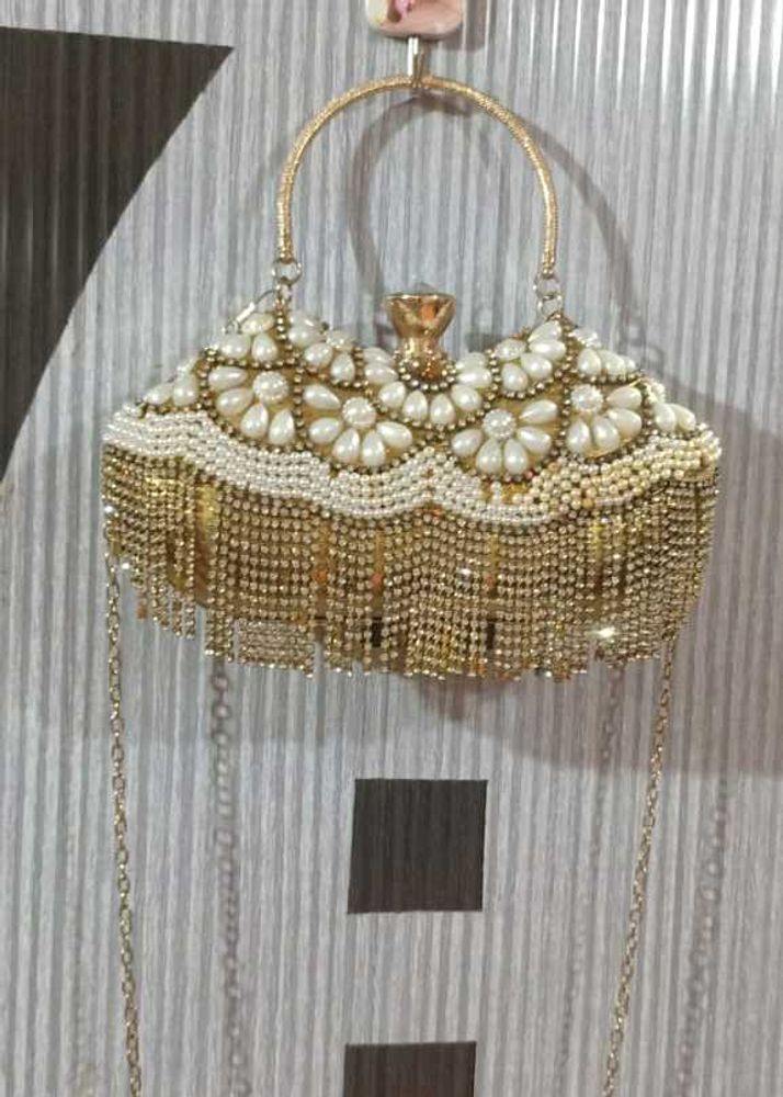 Elegant Beaded &amp; Jeweled Clutch