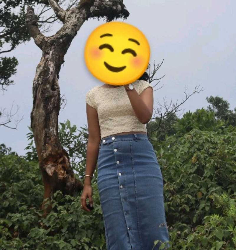Denim Skirt and top combo