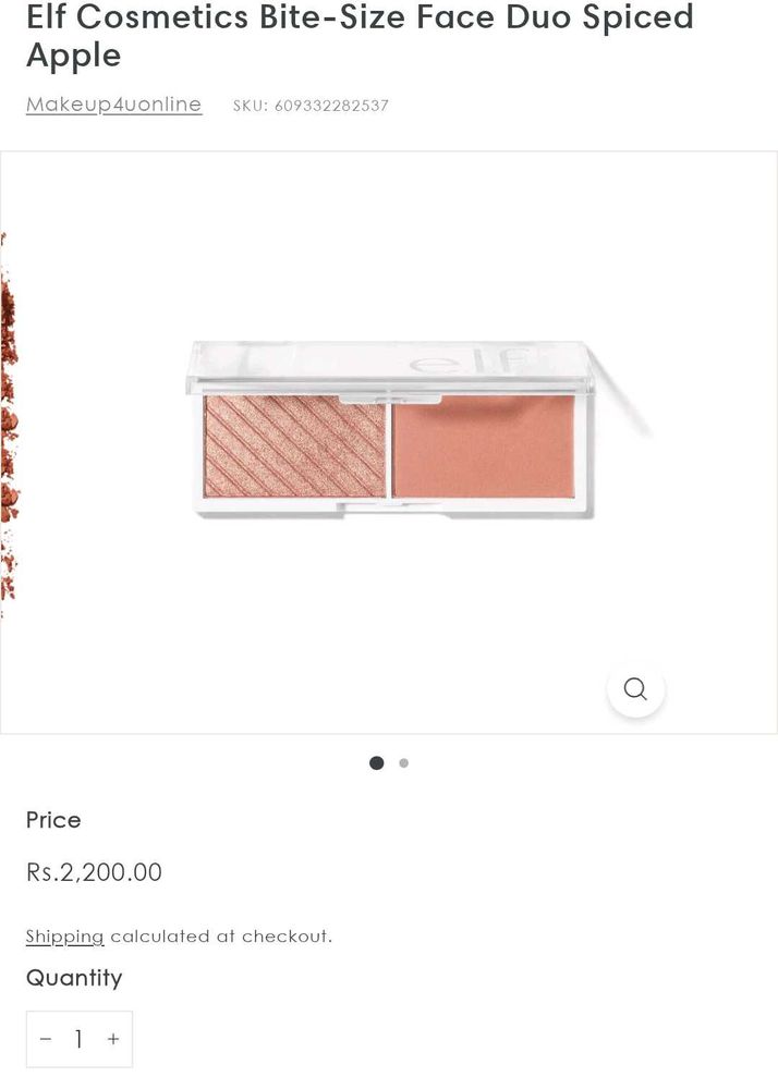 elf Cosmetics Bite Size Face Duo Spiced Apple