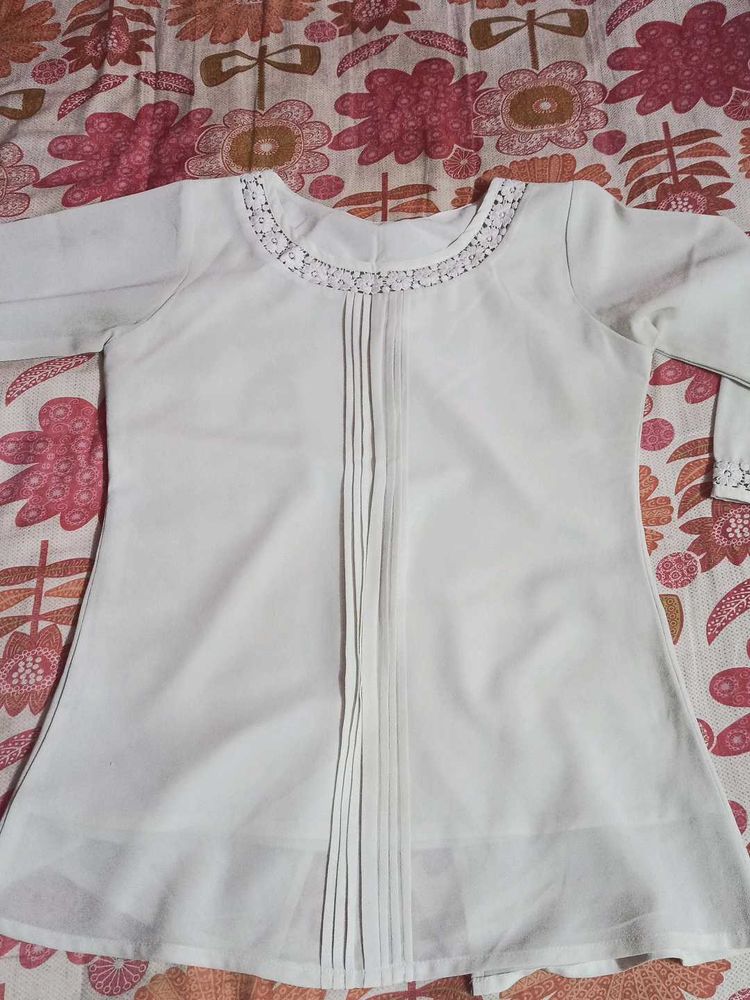White ELEGANT Top