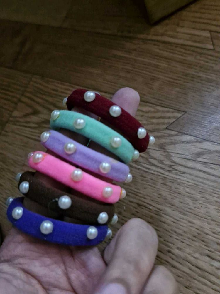 Pearl Hair Tie Set