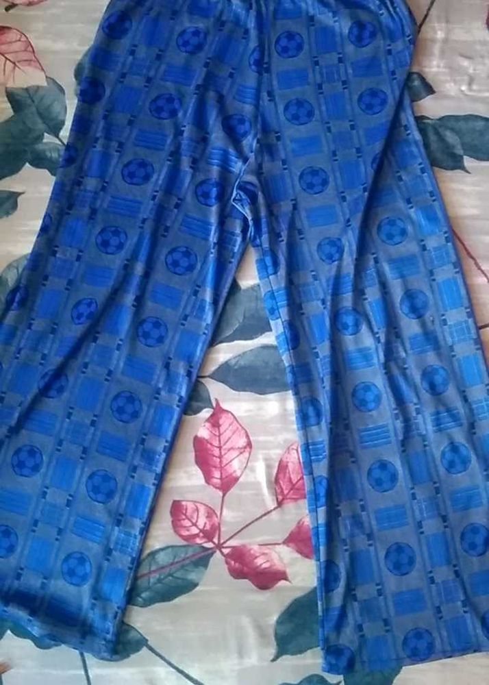 Blue Soccer Pajama Pants