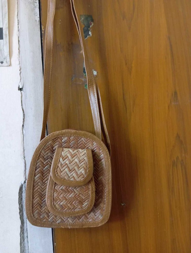 Woven Crossbody Bag