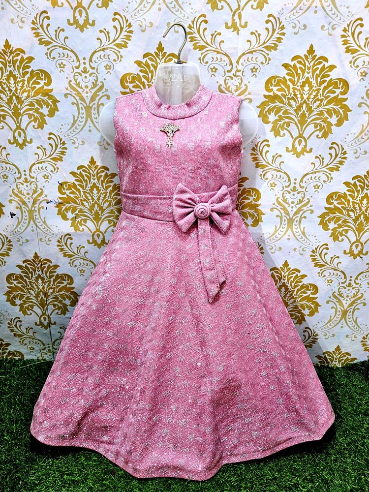 Girls&#39; Pink Sparkle Dress