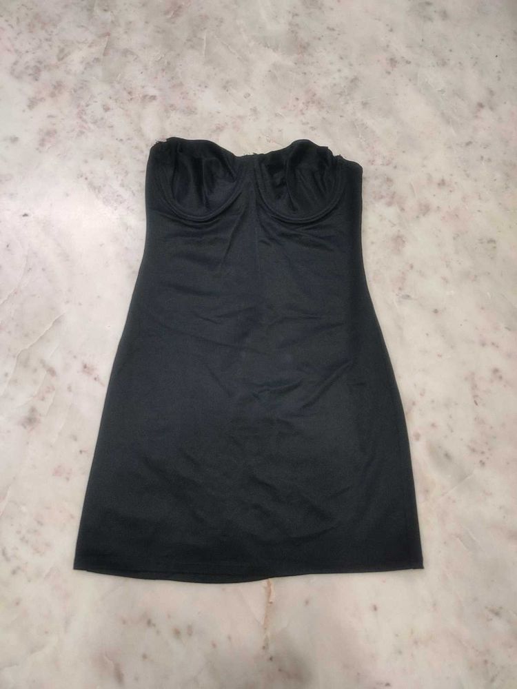 Black Bustier Underwired Dress/ Body Slimmer