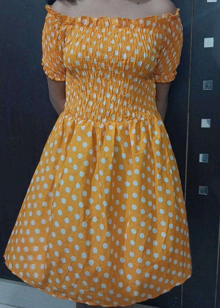 Polka Dot Mini Dress
