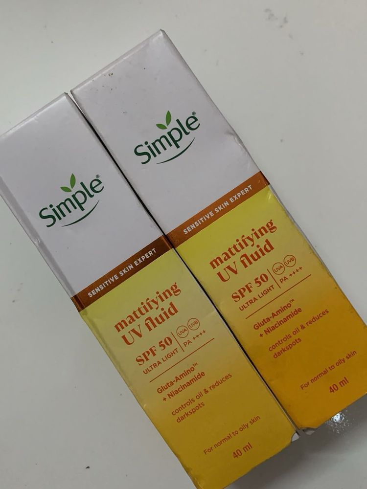 Simple Mattifying UV Fluid SPF 50