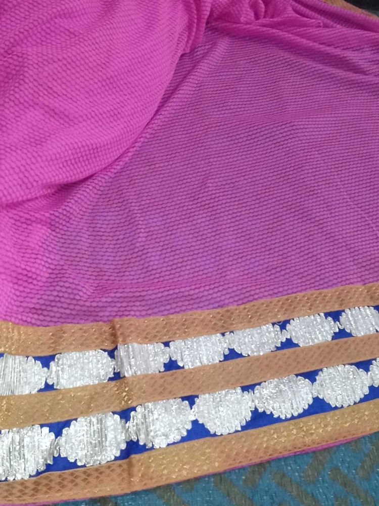 Pink Saree..