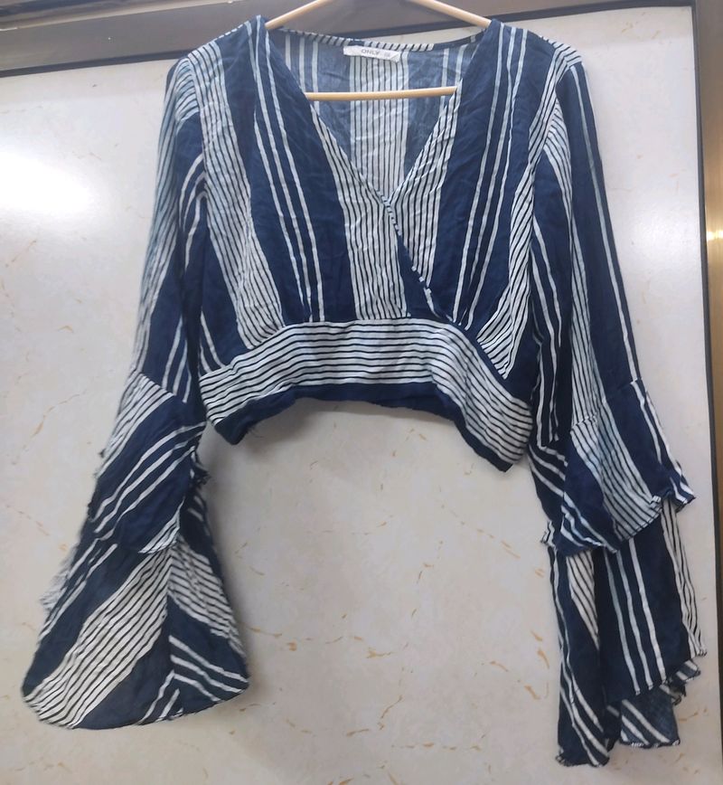 Cute Wrap Crop Top