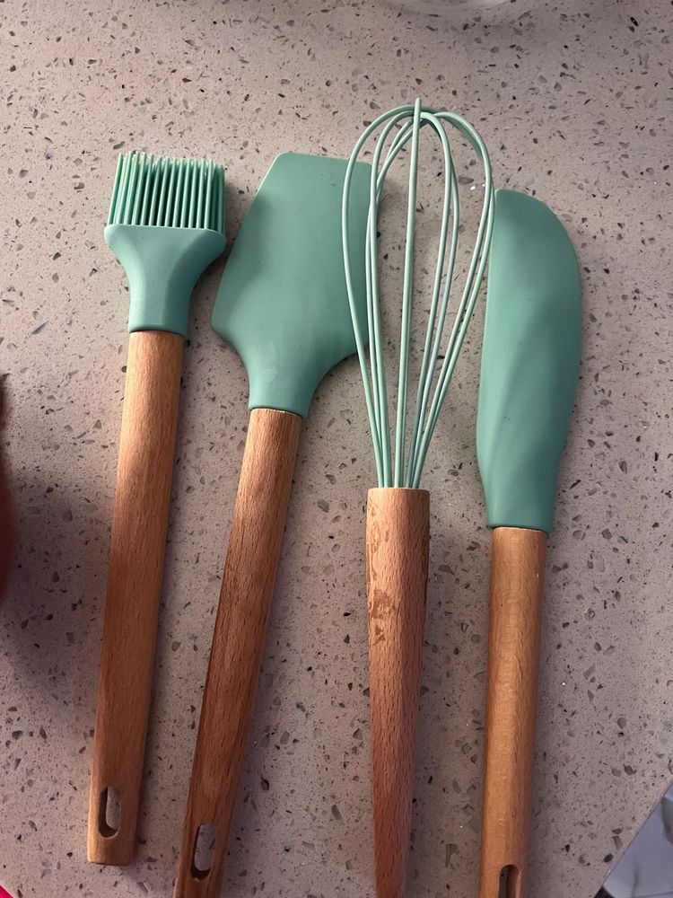 Mint Green Kitchen Utensil Set