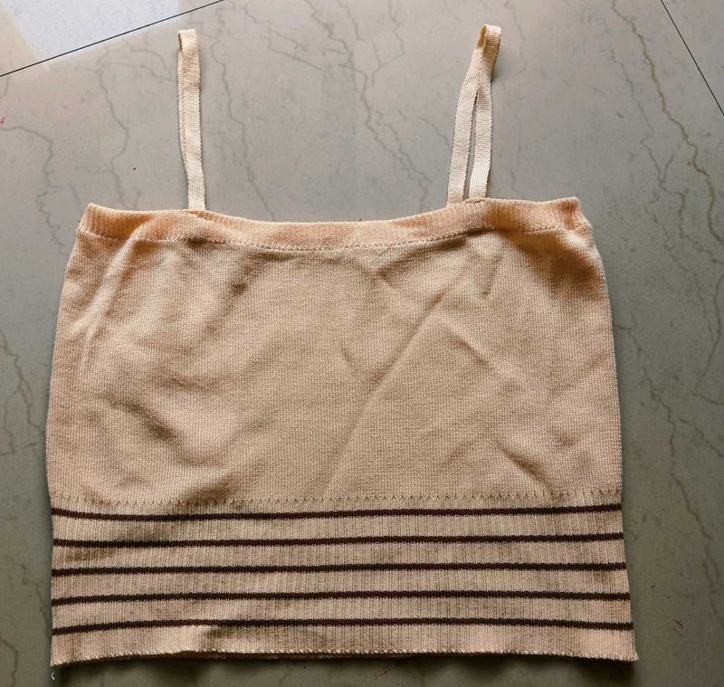 Stylish Sleeveless Crop Top