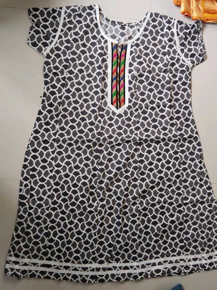 Patterned Casual Dress