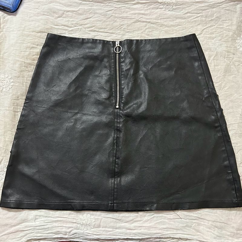 Black Leather Skirt