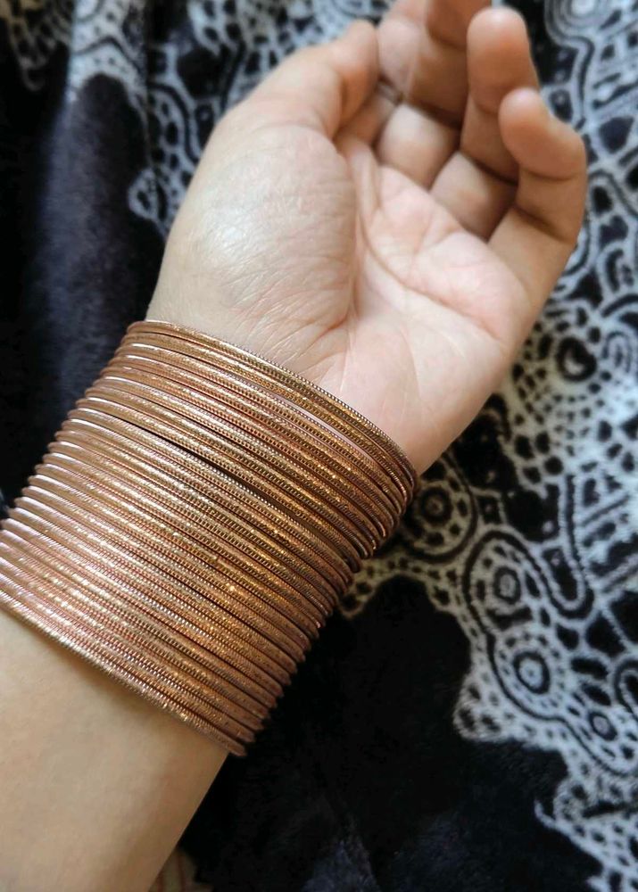 Rose Gold Bangle Set