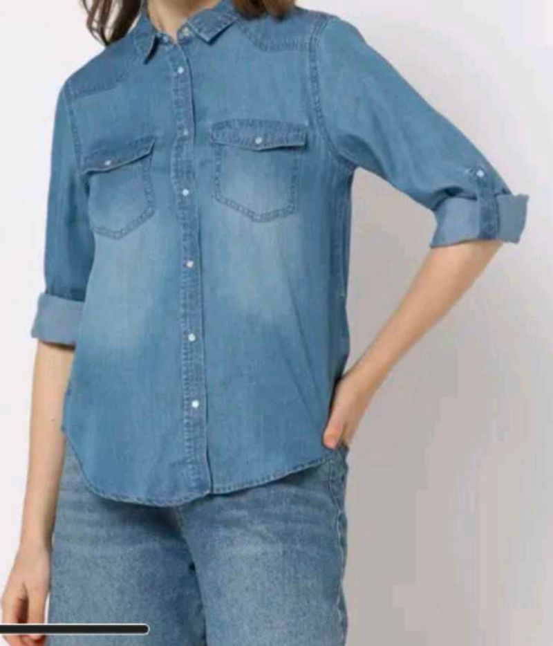 DNMX Denim Shirt - Size XS