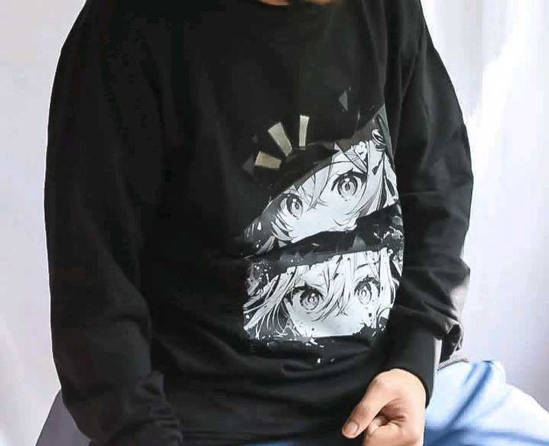Anime Eyes Long Sleeve T-Shirt