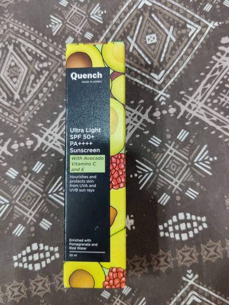 Quench Botanics Ultra Light Sunscreen