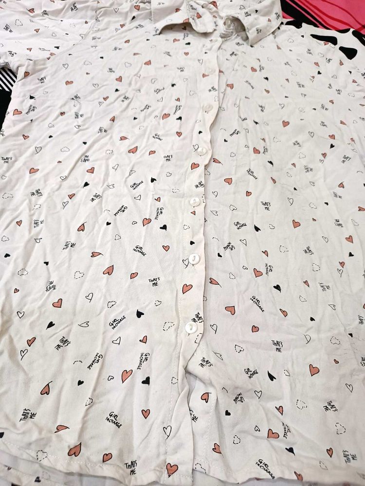 White Shirt Top