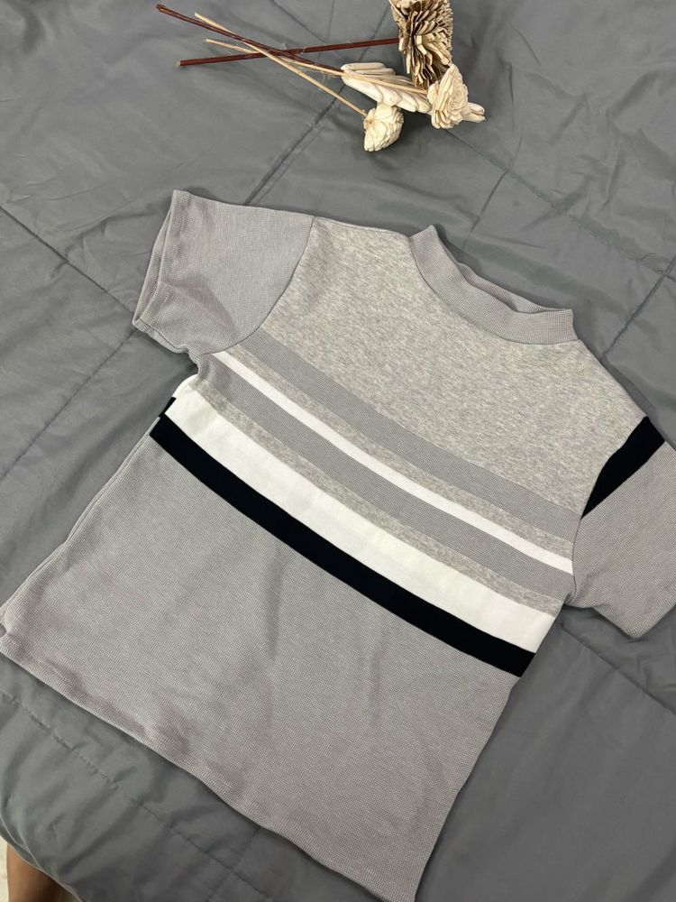 Striped Grey T-Shirt