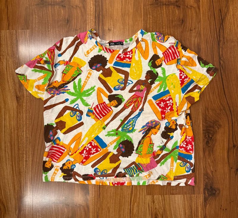 Zara Graphic Tshirt ❤️‍🔥