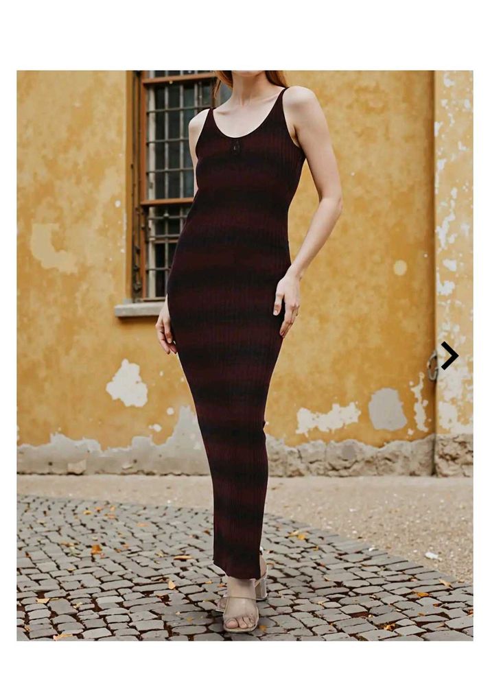 Stylish Striped Maxi Dress