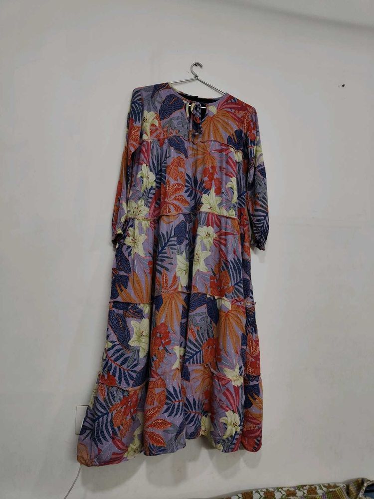 Floral Tiered Maxi Dress
