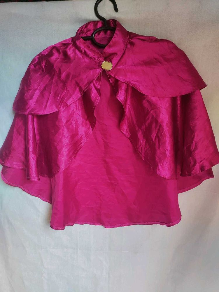 Vintage Pink Cape Top