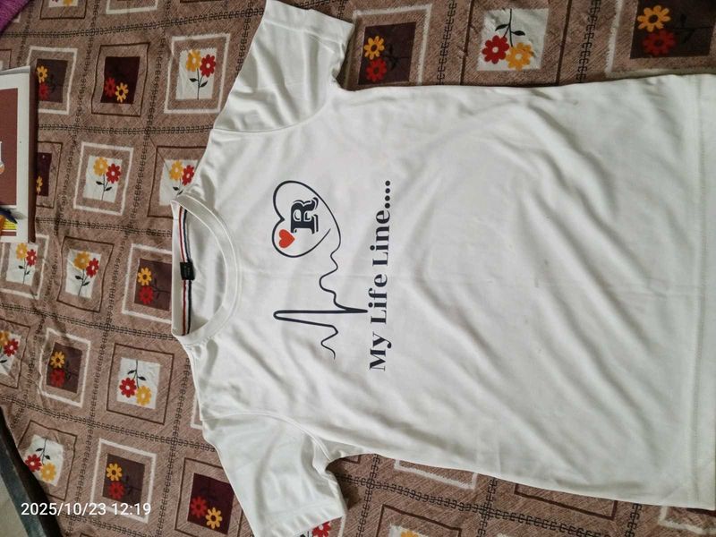 White Graphic T-Shirt