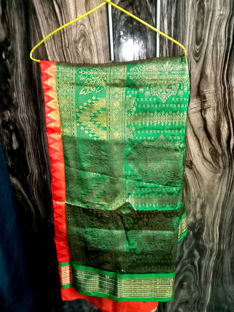 gold  Banarasi Saree