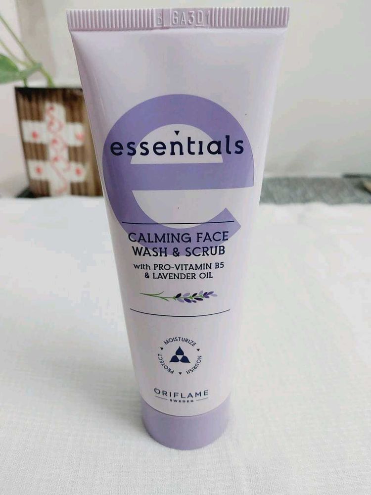 Oriflame Essentials Calming Face Wash &amp; Scrub