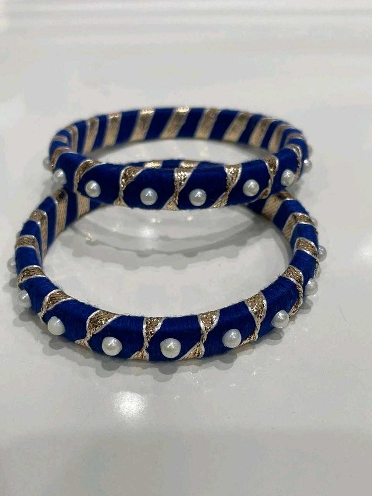Blue &amp; Gold Bangles
