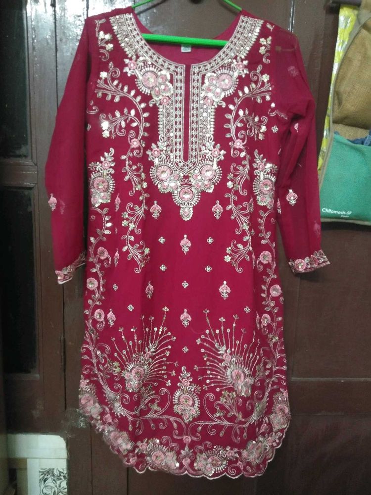 Heavy Work Kurta Set