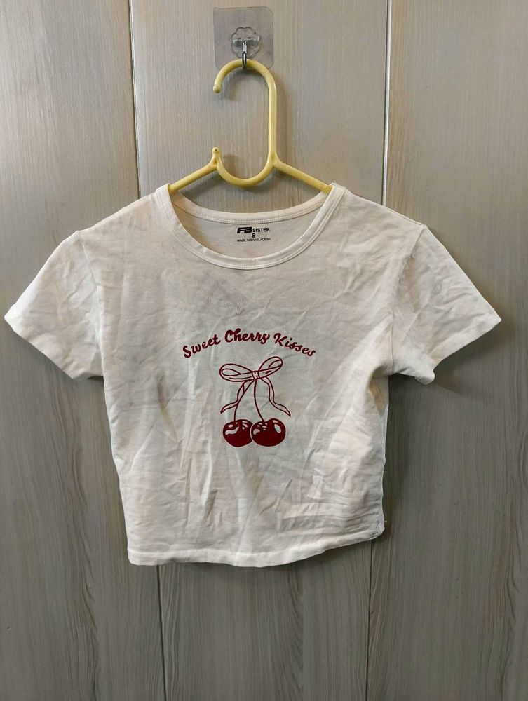 Cherry Crop Top
