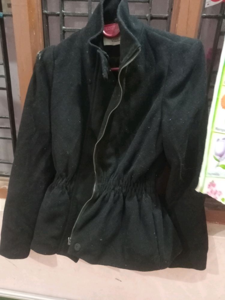 Black Jacket Cum Coat 🧥🧥🧥