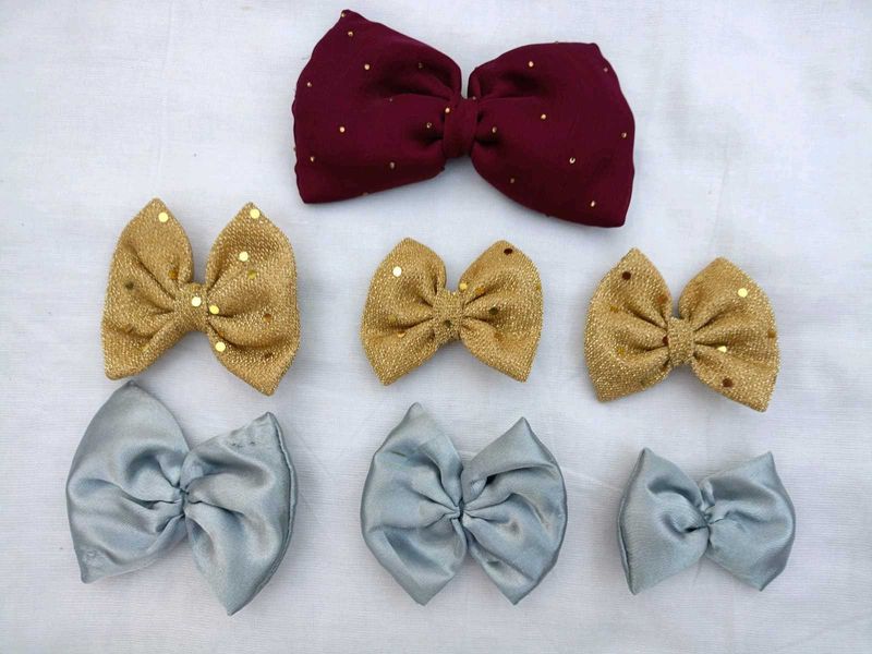 Combo of 7 bow Clip