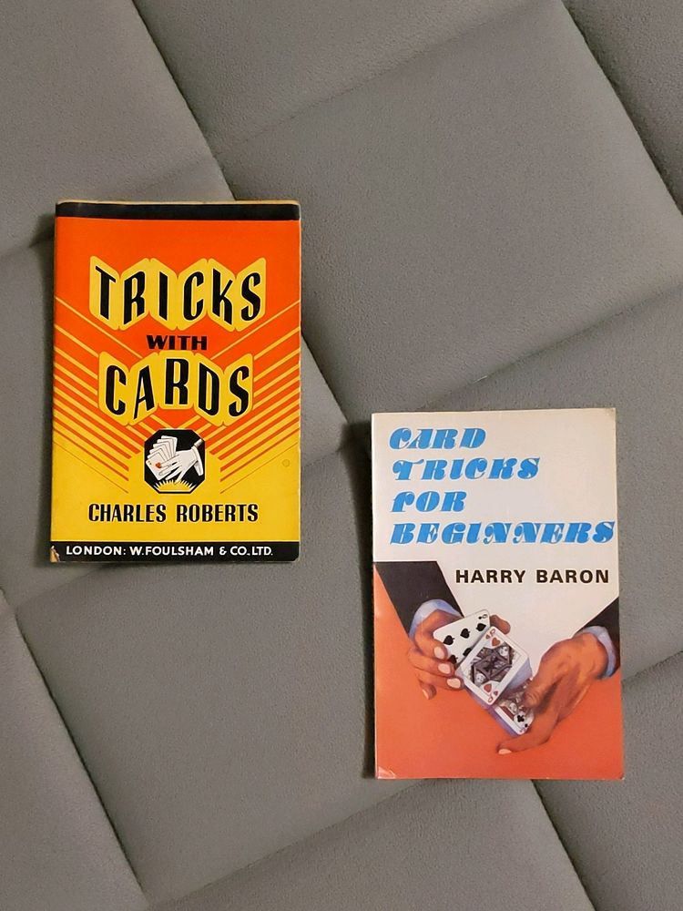 Card Tricks-  2 Vintage Books