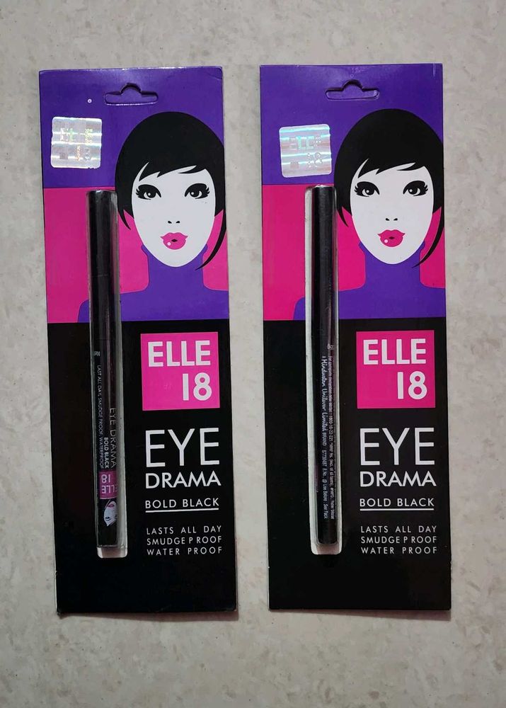 LAKME ELLE18 Pencil Matte Kajal, Pack of 2