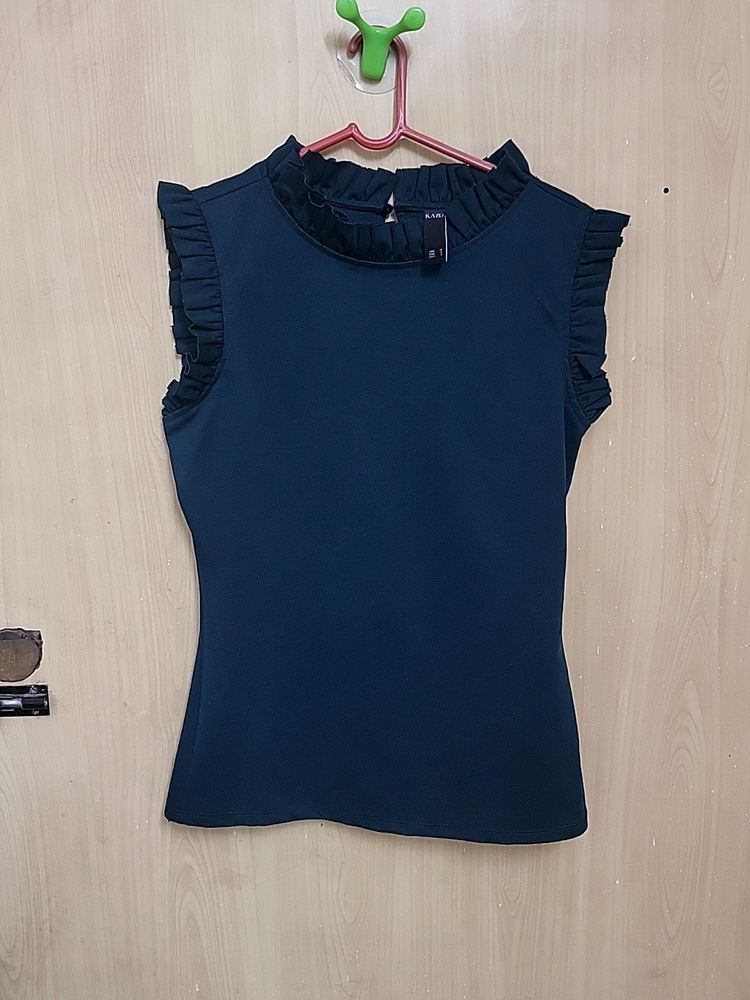 Dark Green Formal Kazo Brand Top
